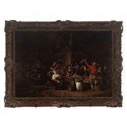 218   -  <p><span class="object_title">Escuela de Haarlem, segunda mitad del s.XVII. <br/>Fiesta aldeana. </span>.<br></p>