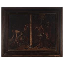 201   -  <p><span class="object_title">Escuela española, s.XVII. <br/>Cristo recogiendo sus vestiduras. </span>.<br></p>