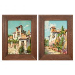 288   -  <p><span class="object_title">Escuela andaluza, s.XIX. <br/>Vistas de Granada. </span>.<br></p>