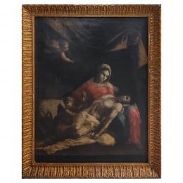 242   -  <p><span class="object_title">Escuela boloñesa, s.XVII. Círculo de Simone Cantarini "Il Pesarese" (Pésaro, 1612-Verona, 1648) <br/>Piedad.</span>.<br></p>