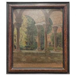 433   -  <p><span class="object_title">Escuela catalana, s.XX. <br/>Claustro. </span>.<br></p>