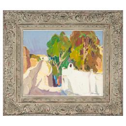 457   -  <p><span class="object_title">Pascual Bueno Ferrer (Barcelona, 1930) <br/>Paisaje. </span>.<br></p>
