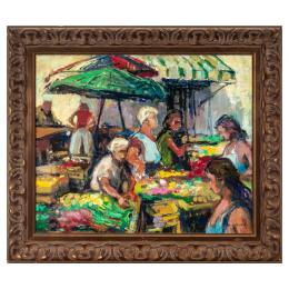 445   -  <p><span class="object_title">Pere Arribas (Barcelona 1924-1996) <br/>Mercado.</span>.<br></p>