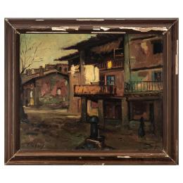 384   -  <p><span class="object_title">Jesús Casaus (Barcelona, 1926-2002) <br/>Pueblo. </span>.<br></p>