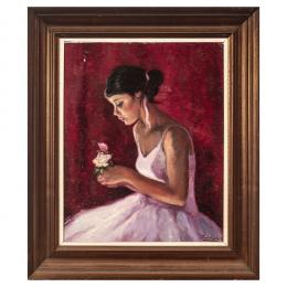340   -  <p><span class="object_title">Miquel Bosch Pla (Olot, Girona, 1918-1993) <br/>Ballarina amb flor. </span>.<br></p>