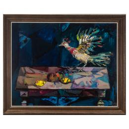 363   -  <p><span class="object_title">Miquel Ibarz (Mequinenza, 1920-Barcelona, 1987) <br/>Pájaro y limones. </span>.<br></p>