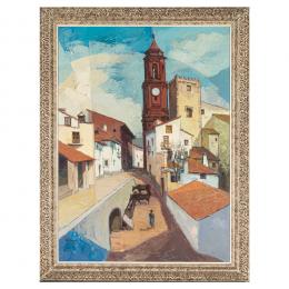 372   -  <p><span class="object_title">Bernat Sanjuan (Barcelona, 1915-Deià, 1979) <br/>Iglesuela del Cid. Teruel. </span>.<br></p>