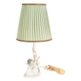 580   -  <p><span class="object_title">Lámpara "Ángel pensando" en porcelana Lladró. España, 1969-1976.</span>.<br></p>