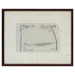 341   -  <p><span class="object_title">Cesc. Francesc Vila i Rufas (Barcelona, 1927-2006) <br/>Escena cómica.</span>.<br></p>