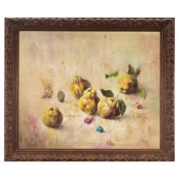 416   -  <p><span class="object_title">José Manuel Reyes (Jerez de la Frontera, 1963) <br/>Bodegón de membrillos. </span>.<br></p>