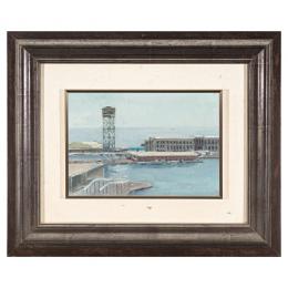 437   -  <p><span class="object_title">Alicia Grau (Barcelona, 1955) <br/>Puerto de Barcelona. </span>.<br></p>