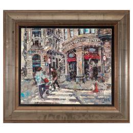448   -  <p><span class="object_title">Josep Costa Vila (Granollers, Barcelona, 1953) <br/>Via Laietana. </span>.<br></p>