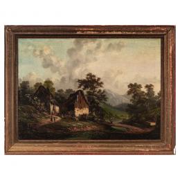 309   -  <p><span class="object_title">Escuela europea, s.XIX. <br/>Paisaje. </span>.<br></p>