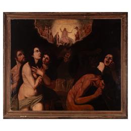 248   -  <p><span class="object_title">Escuela española, s.XVII. Círculo de Giovanni Bernardino Azzolino (Cefalú, c.1572-Nápoles, 1645)  <br/>El Juicio Final. </span>.<br></p>