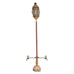 602   -  <p><span class="object_title">Farol veneciano en metal dorado y cristal, s.XIX. </span>.<br></p>