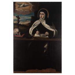 245   -  <p><span class="object_title">Escuela española, s.XVII. <br/>Santa Teresa.  </span>.<br></p>