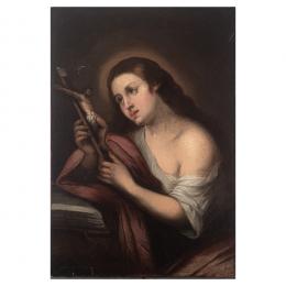 316   -  <p><span class="object_title">Atribuido a José Guiterrez de la Vega (Sevilla, 1791-Madrid, 1865) ​<br/>Magdalena penitente. </span>.<br></p>