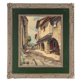 399   -  <p><span class="object_title">Josep Sarquella (Llagostera, Girona, 1928-Palamós, Girona, 2000)<br/>Vista rural. </span>.<br></p>