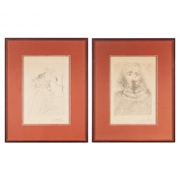 758   -  <p><span class="object_title">Salvador Dalí (Figueres, Girona, 1904-1989)<br/>Retrato de Shakespeare y El Rey Lear. </span>.<br></p>