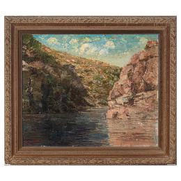 379   -  <p><span class="object_title">Joaquín Sanz Bustillo (España, 1900-1985) <br/>Paisaje. </span>.<br></p>
