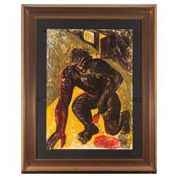 769   -  <p><span class="object_title">Miquel Barceló (Felanitx, Mallorca, 1957) <br/>El pintor de rodillas. </span>.<br></p>
