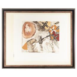 728   -  <p><span class="object_title">Josep Guinovart (Barcelona, 1927-2027) <br/>Don Quijote. </span>.<br></p>