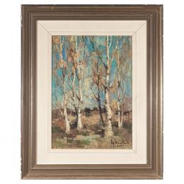 498   -  <p><span class="object_title">Manuel Mora Yuste (Chiva, Valencia, 1932-1997) <br/>Chopos. </span>.<br></p>