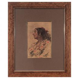 294   -  <p><span class="object_title">Ramon Alorda Pérez (Valencia, 1848-?, 1899) <br/>Gitana. </span>.<br></p>