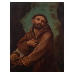 204   -  <p><span class="object_title">Escuela española, s.XVIII. <br/>San Francisco. </span>.<br></p>
