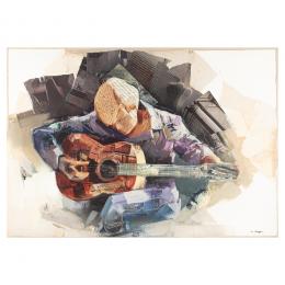 708   -  <p><span class="object_title">Carme Magem Prat (Sant Vicenç de Castellet, Barcelona, 1959) <br/>Guitarra. </span>.<br></p>