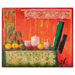 460   -  <p><span class="object_title">Joaquim Hidalgo (Cantallops, Girona, 1933-Barcelona, 2011) <br/>Bodegón rojo dos manchas. </span>.<br></p>