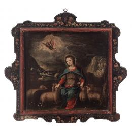 260   -  <p><span class="object_title">Escuela Novohispana, México, s.XVII-XVIII. <br/>Divina Pastora. </span>.<br></p>