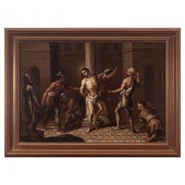 253   -  <p><span class="object_title">Escuela española, s.XVIII. <br/>Flagelación de Cristo. </span>.<br></p>
