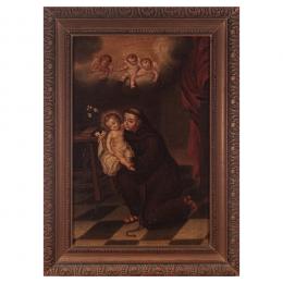 240   -  <p><span class="object_title">Escuela española, s.XVIII-XIX. <br/>San Antonio con el Niño. </span>.<br></p>
