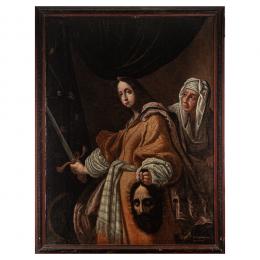261   -  <p><span class="object_title">Escuela italiana, s.XVII. Seguidor de Cristofano Allori (Florencia, 1577-1621) <br/>Judith con la cabeza de Holofernes. </span>.<br></p>