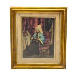304   -  <p><span class="object_title">Máximo Juderías Caballero (Zaragoza, 1867-1951)<br/>Dama leyendo.</span>.<br></p>