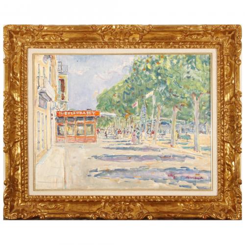 Josep Amat (Barcelona, 1901-1991)Paseo marítimo de Sant F