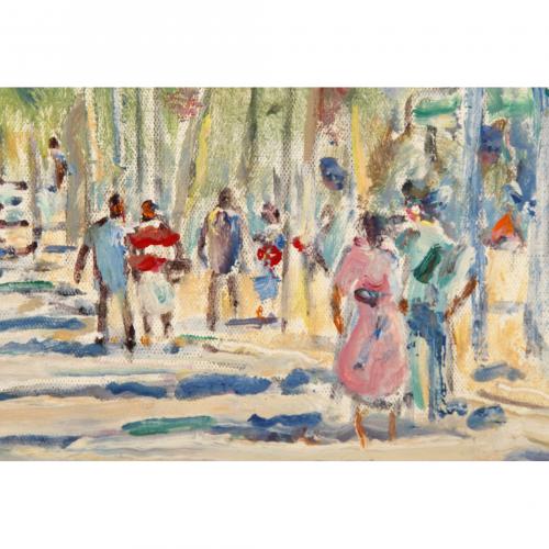 Josep Amat (Barcelona, 1901-1991)Paseo marítimo de Sant F