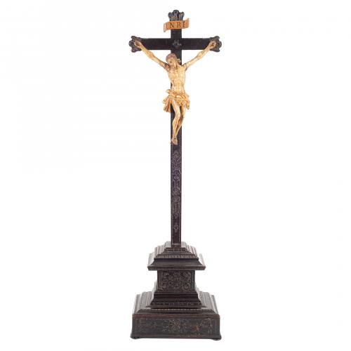 Escuela portuguesa, s.XVIII-XIX. Crucifijo.