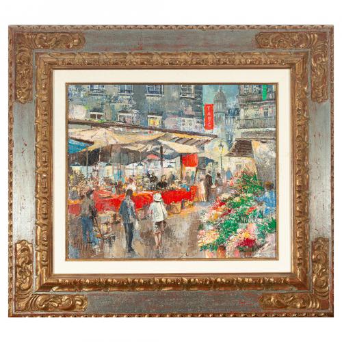 José Luis Florit (Madrid, 1907-París, 2000) Barrio Latino