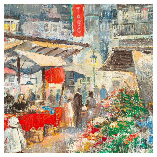 José Luis Florit (Madrid, 1907-París, 2000) Barrio Latino