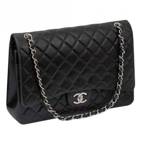 Bolso Chanel 2.55 "Timeless Classic Maxi Jumbo", c.2016. Re