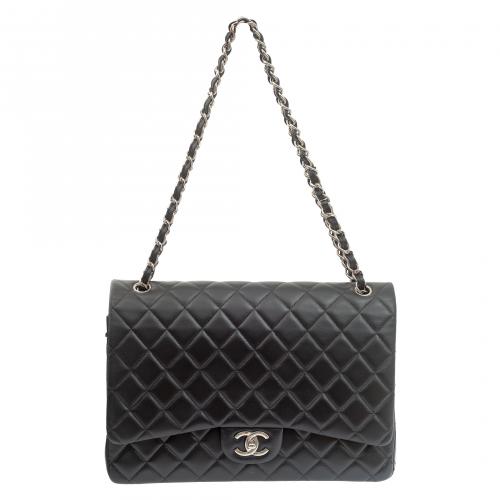 Bolso Chanel 2.55 "Timeless Classic Maxi Jumbo", c.2016. Re
