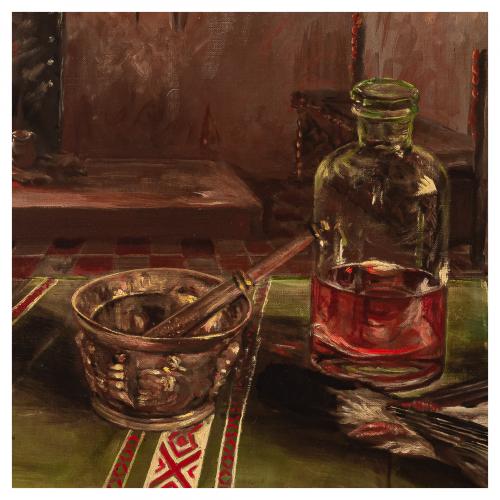 Andoni de Uranzu (Bilbao, 1923-1986) Interior de cocina. 