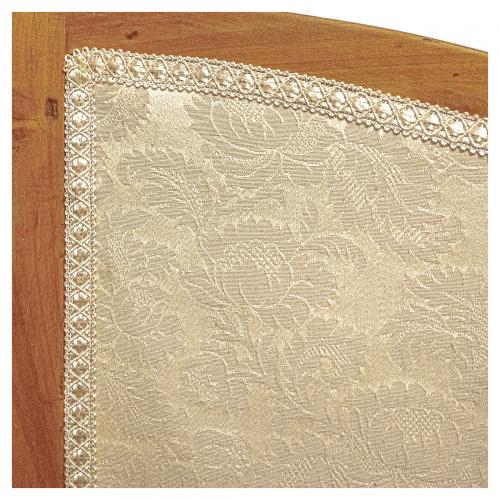 Biombo modernista en madera y tapicería en tonalidad beige 
