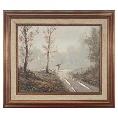 Enric Beltrán Messa (Valencia, 1940-2006) Paisaje con reb