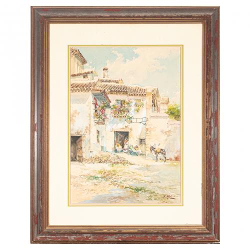Enrique Marín Sevilla (Granada 1870-Madrid 1940) Vista de