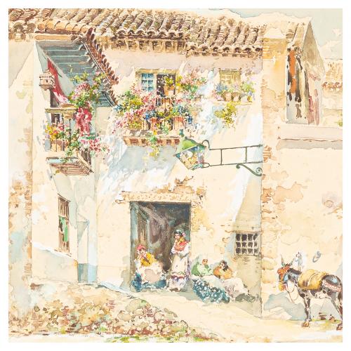 Enrique Marín Sevilla (Granada 1870-Madrid 1940) Vista de