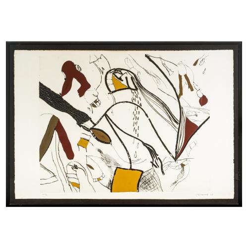 Josep Guinovart (Barcelona, 1927-2007) Sin título.