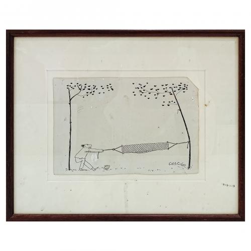 Cesc. Francesc Vila i Rufas (Barcelona, 1927-2006) Escena